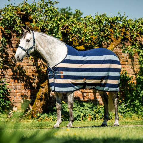 Rambo Deluxe Fleece Rug Witney Stripe