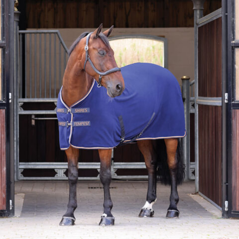 Shires Tempest Original Fleece Rug Navy