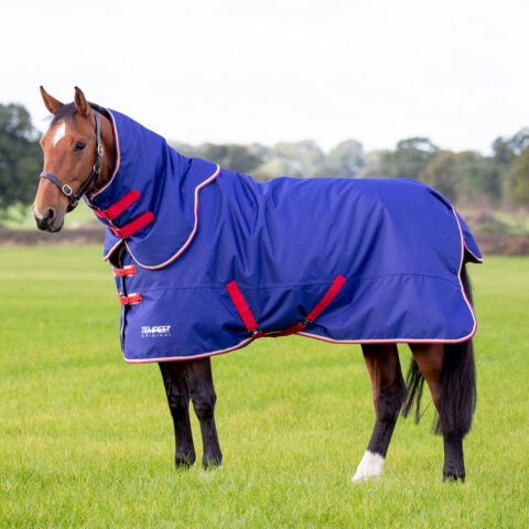 Tempest Original 100 Turnout Rug & Neck Set Navy