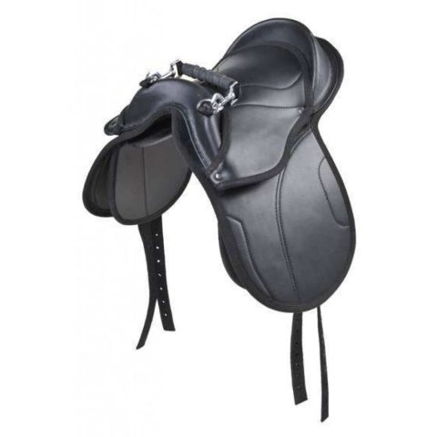 HKM Shetland Pony Starter Saddle Black