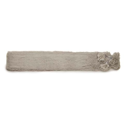 Warmies Long Hot Water Bottle Grey Fur