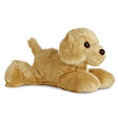 Mini Flopsie Golden Retriever Soft Toy
