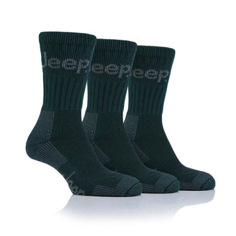 Jeep Men's Terrain Boot Socks Forest