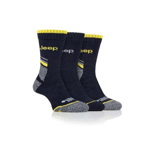 Jeep Men's Performance Work Boot Socks Navy