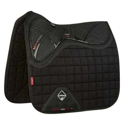 LeMieux X-Grip Silicone Dressage Saddlecloth Black