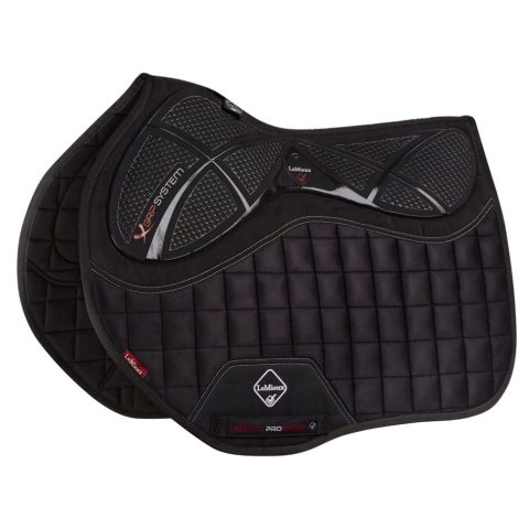 LeMieux X-Grip Silicone EuroJump Saddlecloth Black