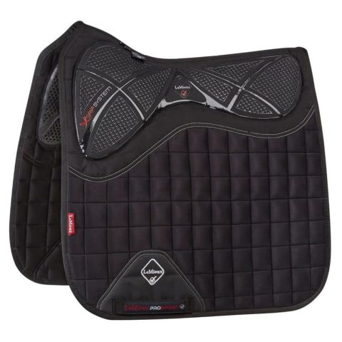 LeMieux X-Grip Twin Sided Dressage Saddlecloth Black