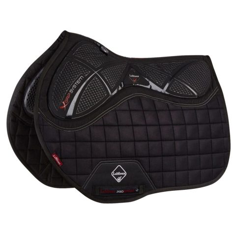 LeMieux X-Grip Twin Sided EuroJump Saddlecloth Black