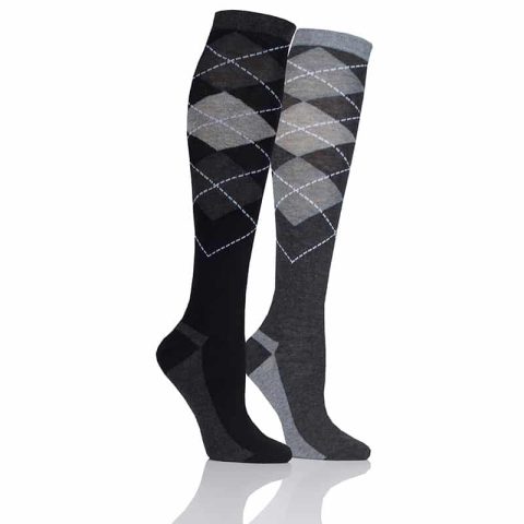 Storm Bloc Junior Taunton Long Socks Black/Charcoal