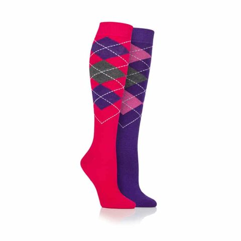 Storm Bloc Junior Taunton Long Socks Raspberry/Purple
