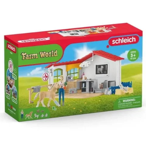 Schleich Vet Practice With Pets