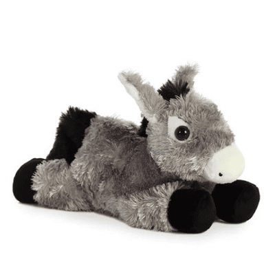 Mini Flopsie Donkey Soft Toy