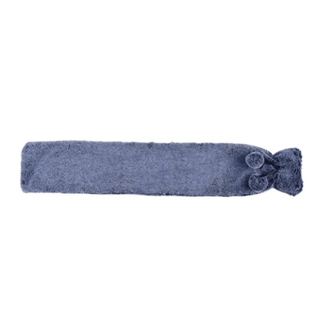Warmies Long Hot Water Bottle Blue Fur