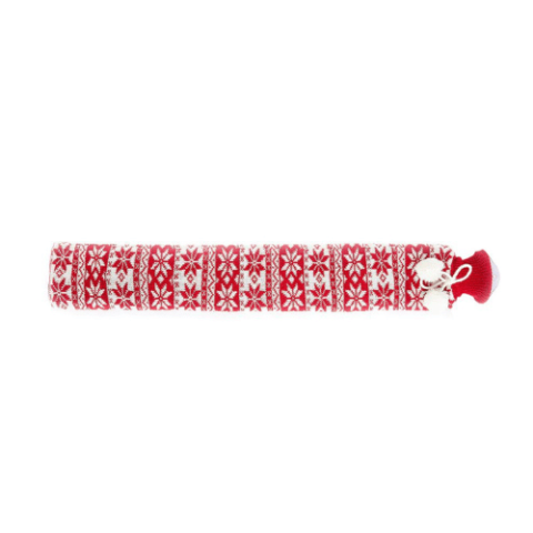 Warmies Long Hot Water Bottle Red Nordic