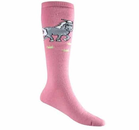 Fun Pony Pink Kids Socks