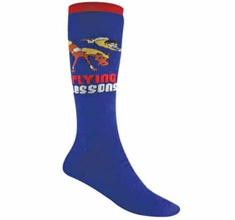 Ladies Tube Socks - Flying Lesson Royal