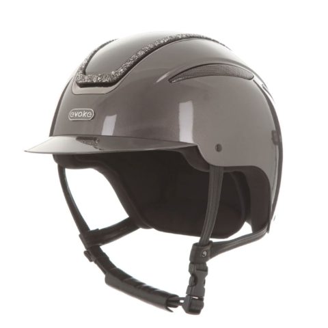 Evoke Callisto Classic Peak Metallic Graphite Marcasite Crystal Frame