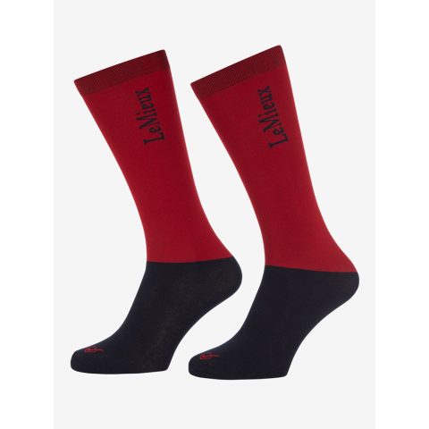 LeMieux Victoire Collection Competition Socks Chilli