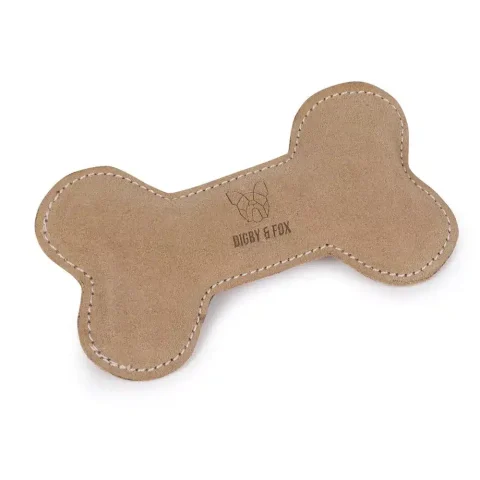 Digby & Fox Leather Bone Toy
