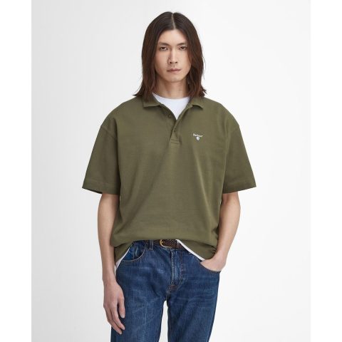 Barbour Dunand Oversized Short-Sleeved Polo Shirt