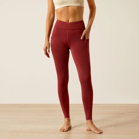 Ariat Avail Half Grip Riding Tights Russet