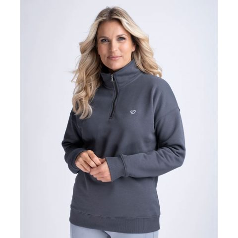 Mochara Half Zip Sweatshirt Charcoal