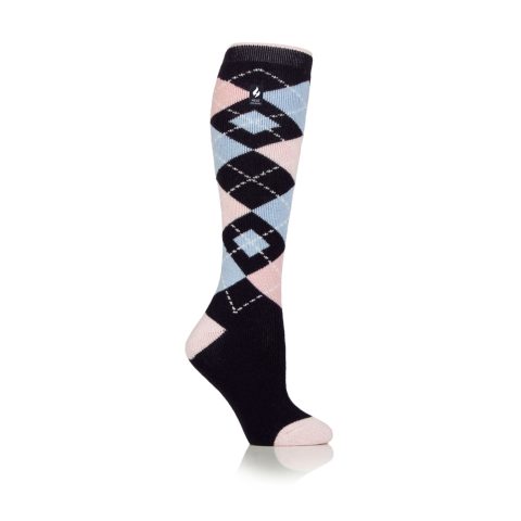 Heat Holder Ladies Hexham Lite Long Socks Navy
