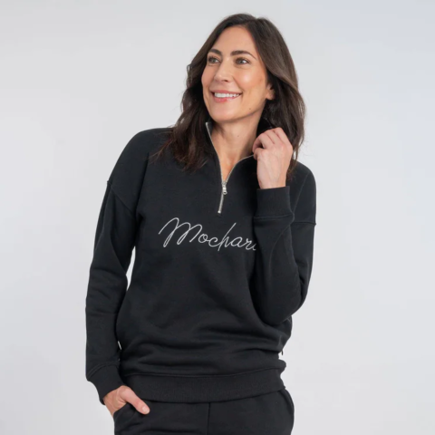 Mochara Half Zip Sweatshirt Black