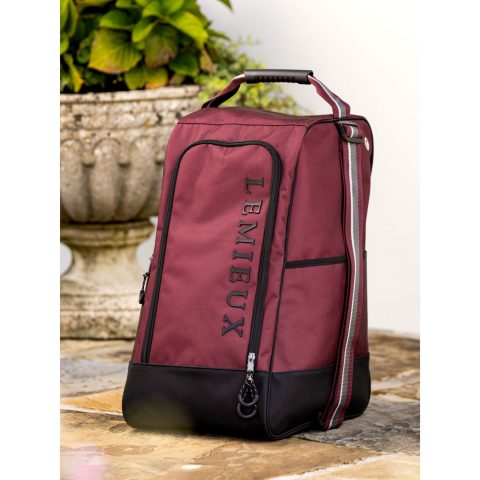 LeMieux Elite Wellington Boot Bag Burgundy