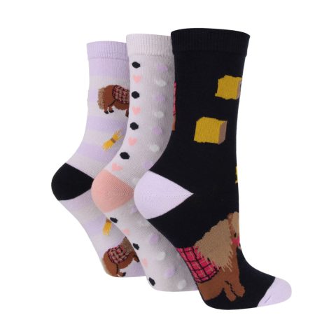 Wild Feet Crew Socks 3pk Pony
