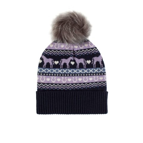 Platinum Fika Junior Pom Hat Navy