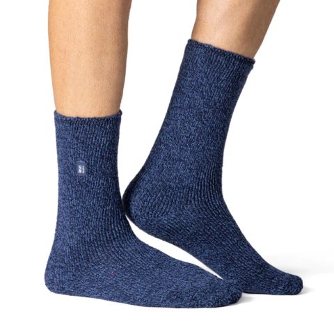 Heat Holder Mens Original Thermal Finch Socks Denim