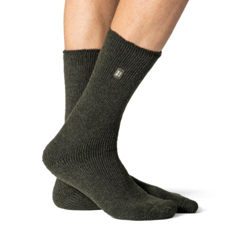 Heat Holder Mens Original Thermal Finch Socks Green