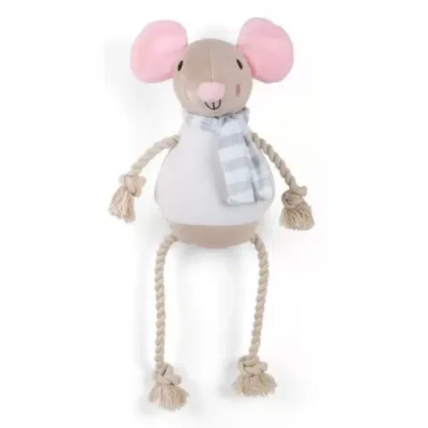 Mousey Rope-Legs PlayPal Dog Toy