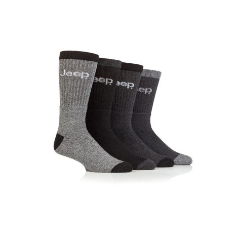 Jeep Men's Performance Boot Socks Black