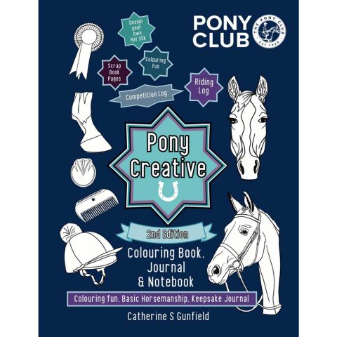 Pony Creative Colouring Book, Journal & Notebook Paperback Book