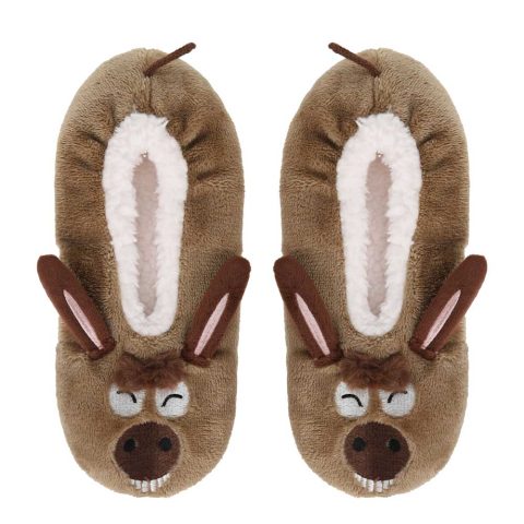 Wild Feet Footsie Slippers Donkey