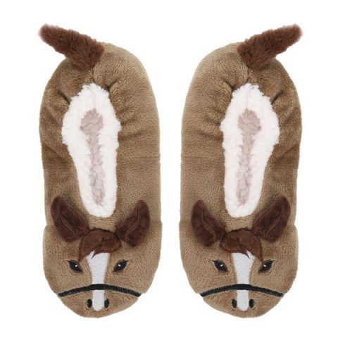 Wild Feet Junior Footsie Slippers Horse