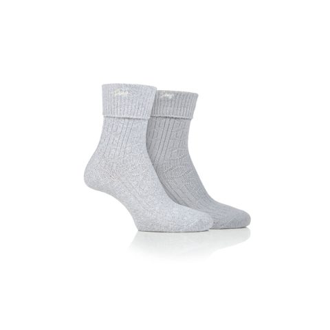 Jeep Ladies Super Soft Brushed Boot Socks Slate