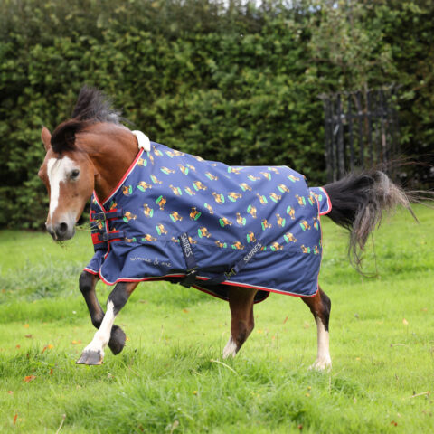 Winnie & Me Lite Turnout Rug Navy