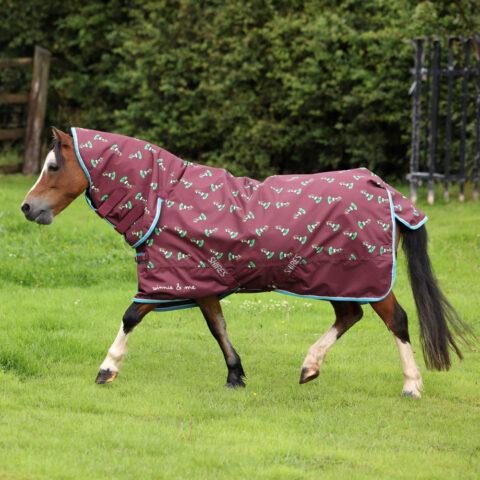Winnie & Me 200gm Combo Turnout Rug Maroon