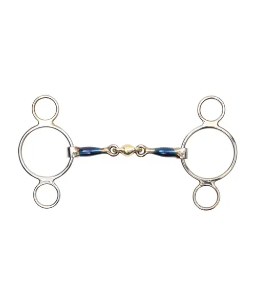 Shires Blue Sweet Iron Ring Gag