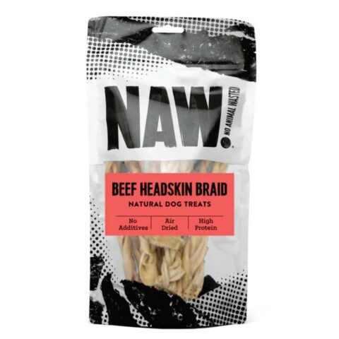 NAW Braided Beef Head Skin 100g