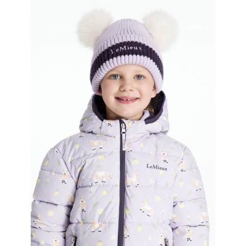 LeMieux Mini Double Pom Beanie