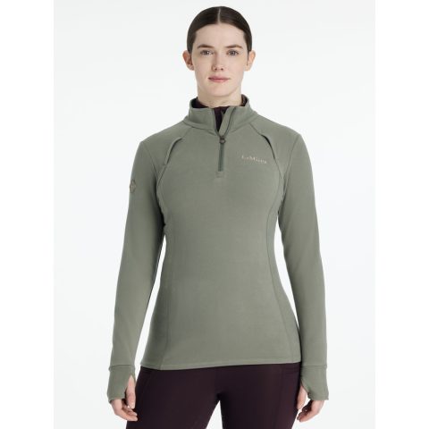 LeMieux Frances 1/4 Zip Fleece Rosemary