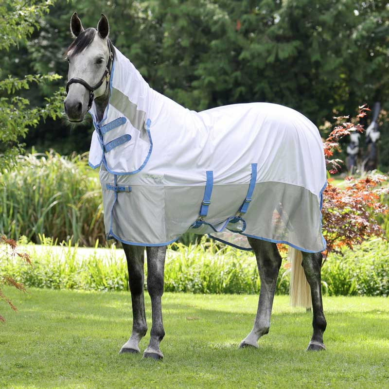 Shires Tempest Original Fly Mesh Combo Rug White
