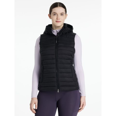 LeMieux Rose Hooded Puffer Gilet