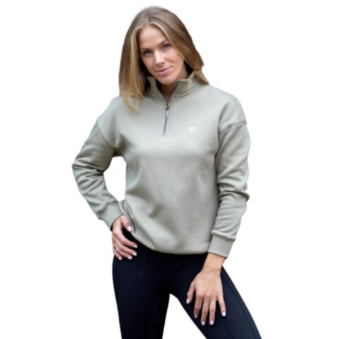 Mochara Half Zip Sweatshirt Pistachio
