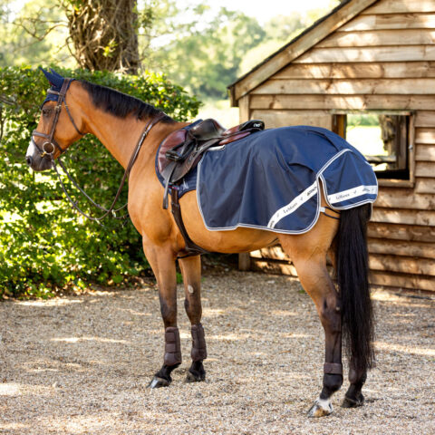 LeMieux Arika Waterproof Quarter Sheet Navy