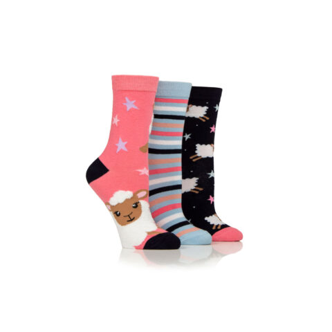 WildFeet Crew Socks 3pk Sheep